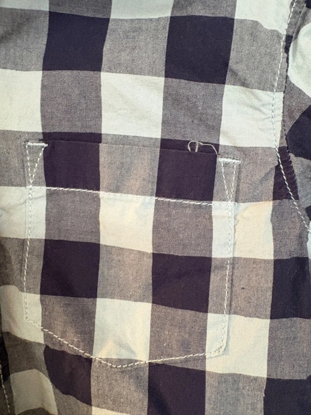 Carter's Toddler Plaid Shirt 3T Blue Buffalo Check Cotton Button Down